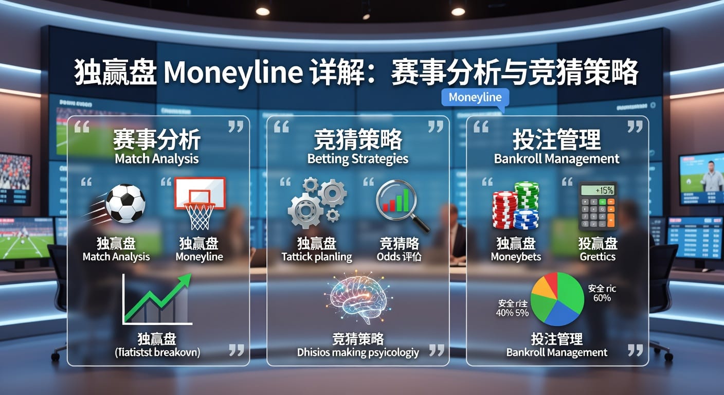 独赢盘 moneyline：投注技巧、赔率与胜负判断