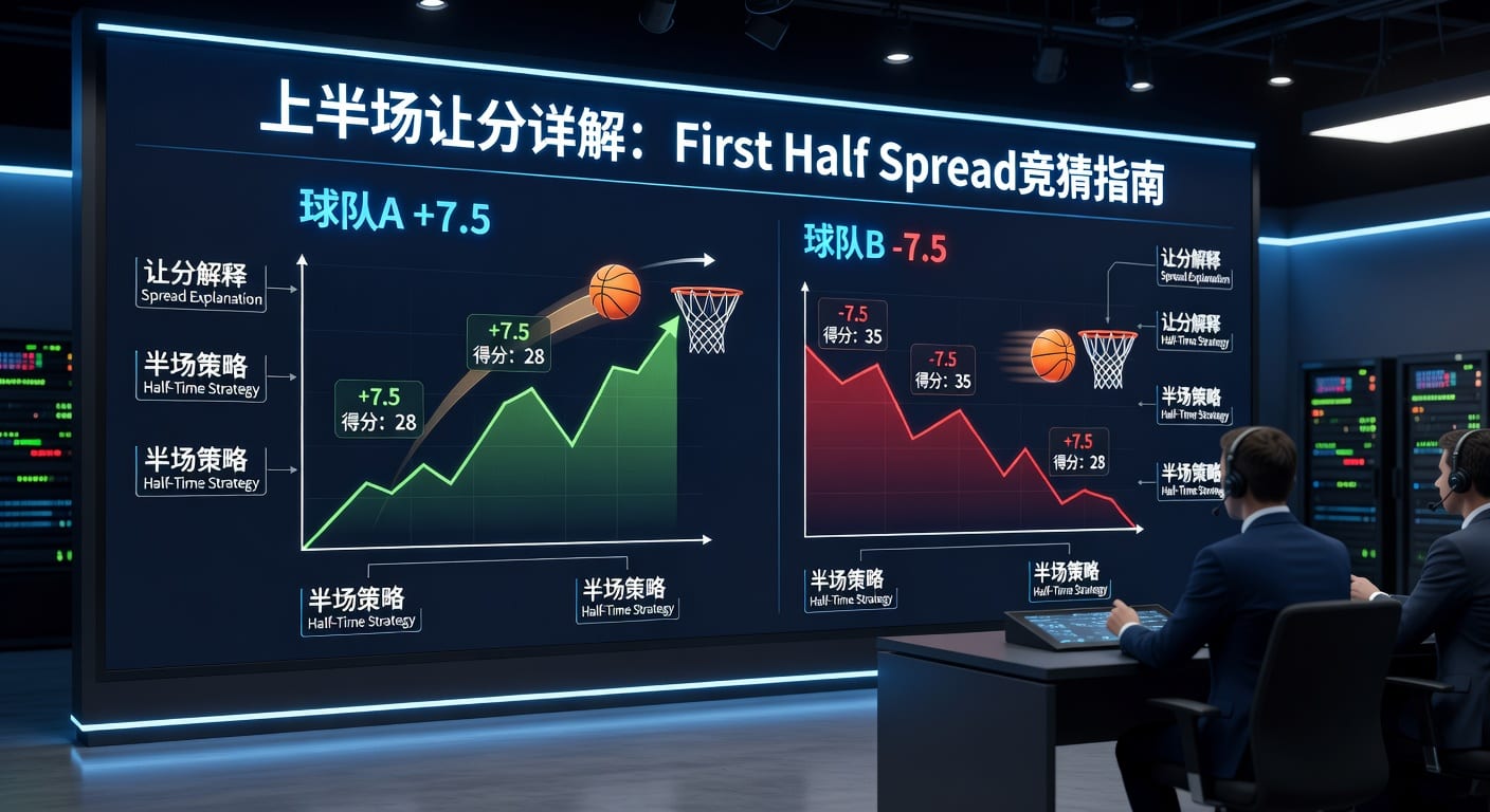 上半场让分 first half spread：开局盘口观察