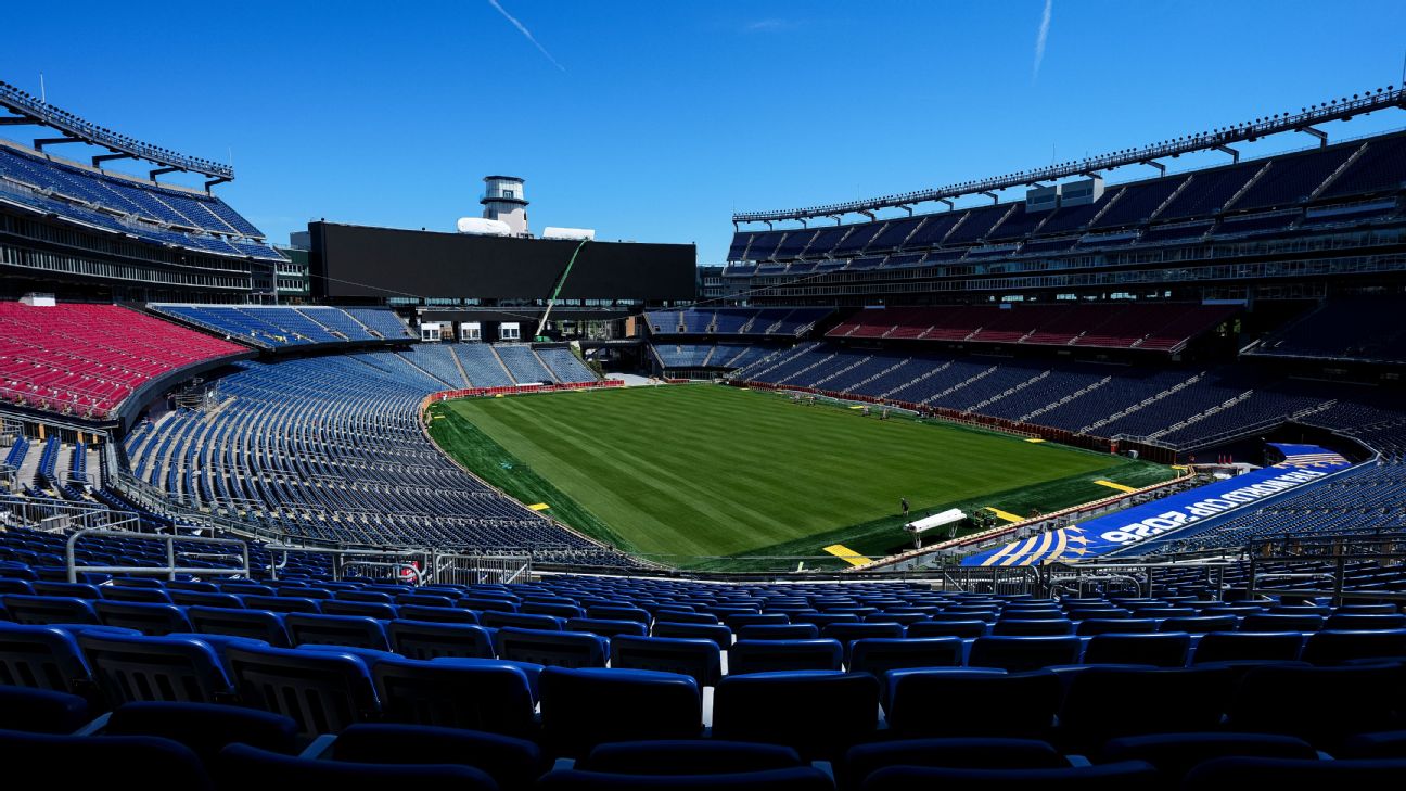 NFL球场变身世界杯赛场：11座主场草皮改造全景
